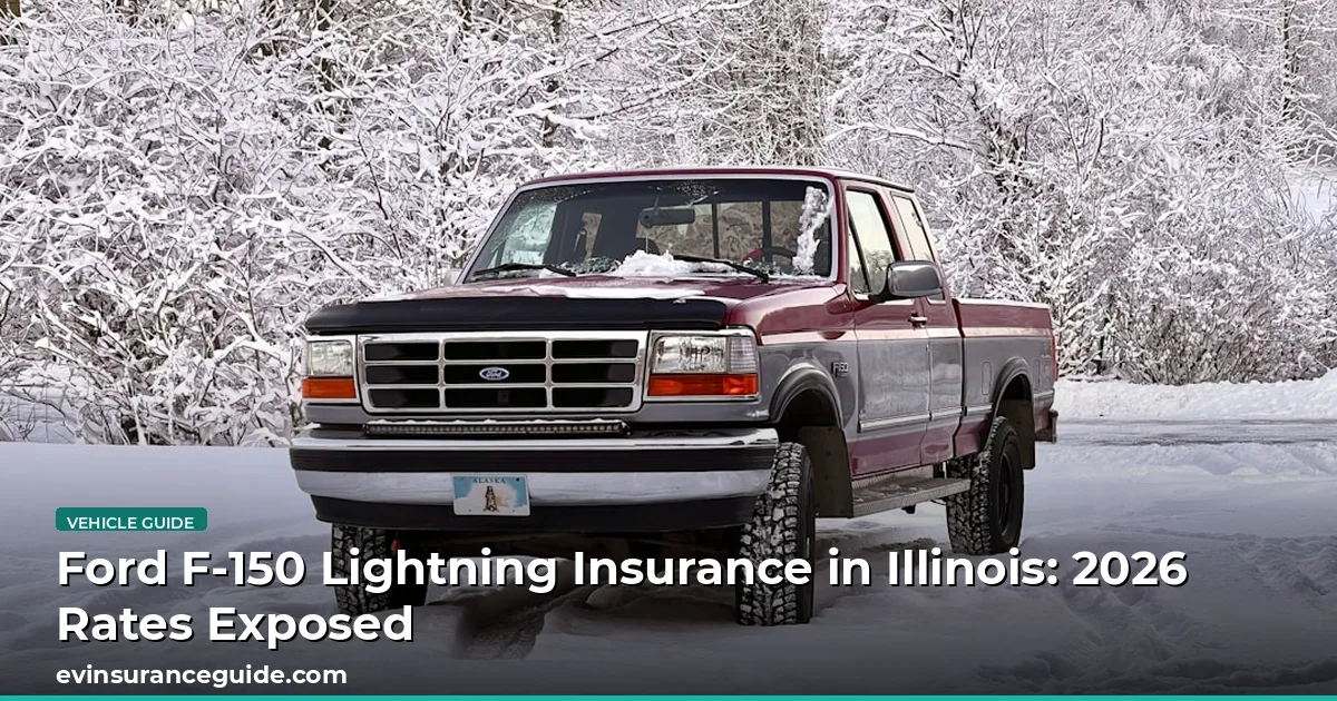 Ford F-150 Lightning Insurance in Illinois: 2026 Rates Exposed