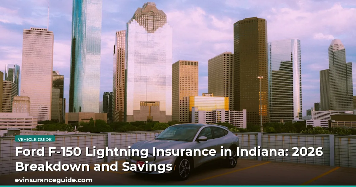 Ford F-150 Lightning Insurance in Indiana: 2026 Breakdown and Savings