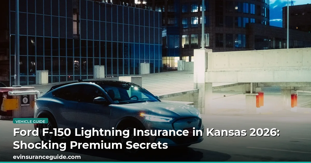Ford F-150 Lightning Insurance in Kansas 2026: Shocking Premium Secrets
