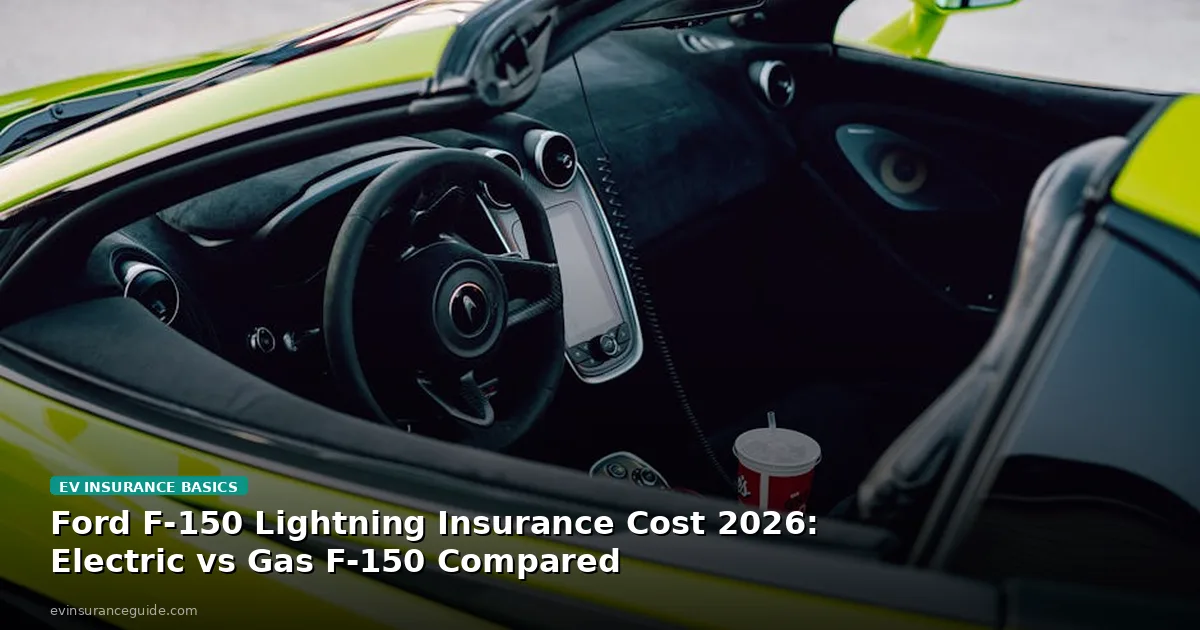 Ford F-150 Lightning Insurance Cost 2026: Electric vs Gas F-150 Compared
