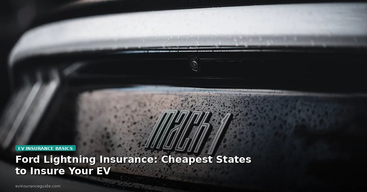 Ford Lightning Insurance: Cheapest States to Insure Your EV