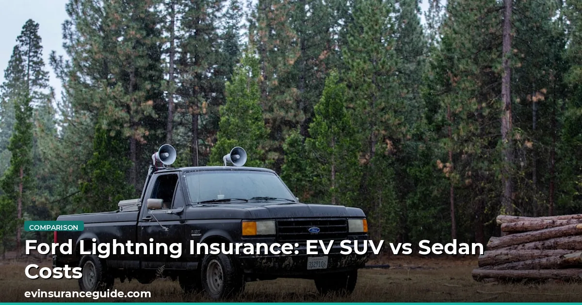 Ford Lightning Insurance: EV SUV vs Sedan Costs