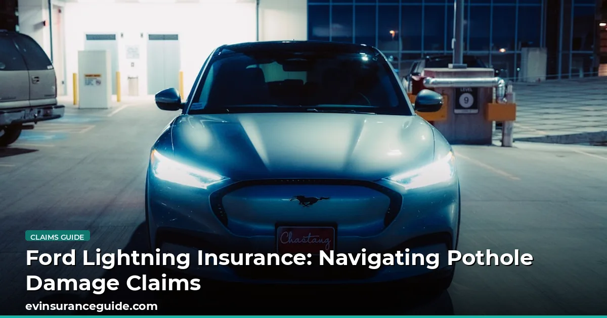 Ford Lightning Insurance: Navigating Pothole Damage Claims