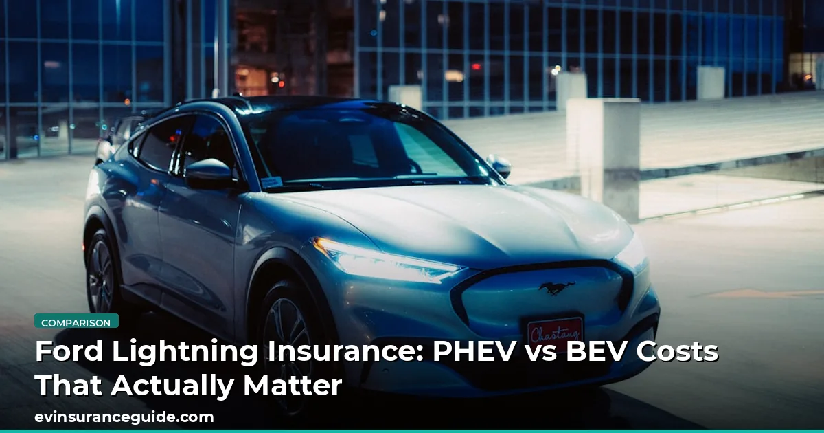 Ford Lightning Insurance: PHEV vs BEV Costs That Actually Matter