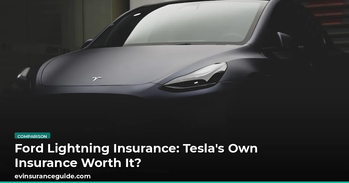 Ford Lightning Insurance: Tesla's Own Insurance Worth It?