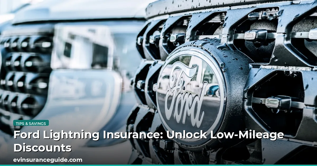 Ford Lightning Insurance: Unlock Low-Mileage Discounts