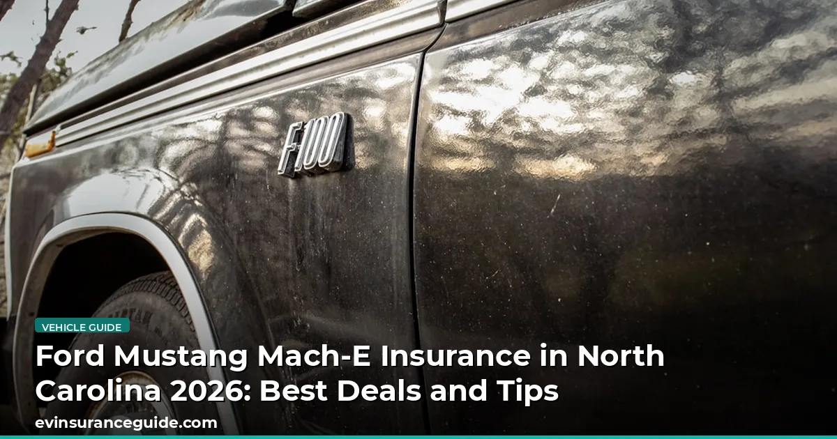 Ford Mustang Mach-E Insurance in North Carolina 2026: Best Deals and Tips
