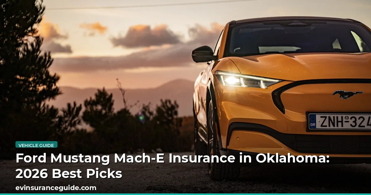 Ford Mustang Mach-E Insurance in Oklahoma: 2026 Best Picks