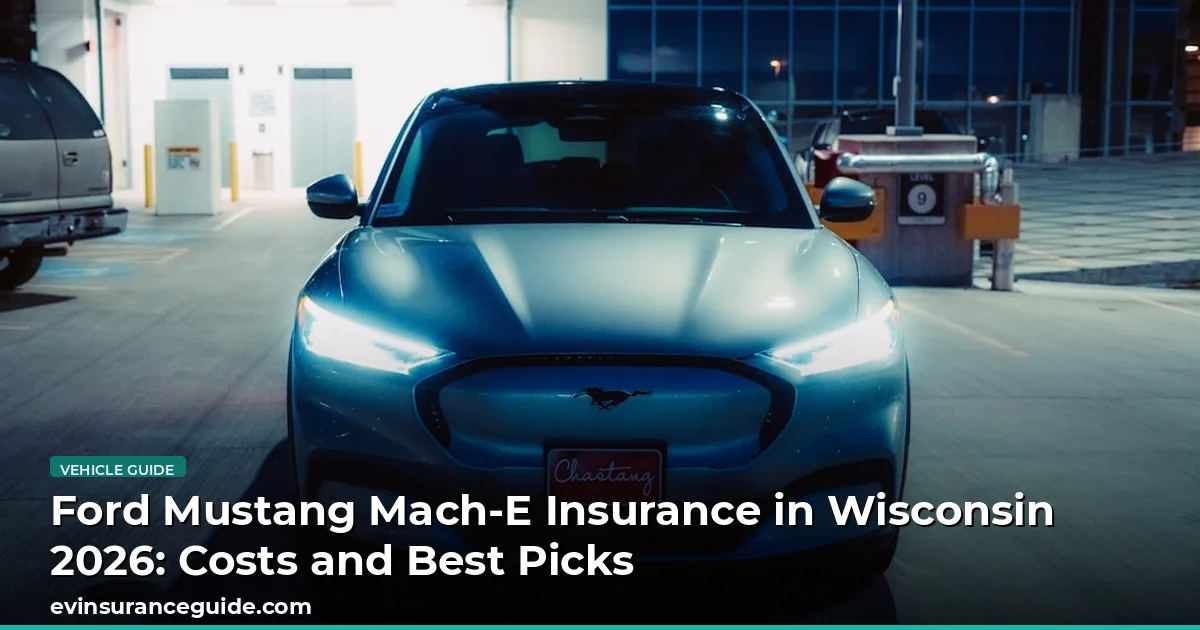 Ford Mustang Mach-E Insurance in Wisconsin 2026: Costs and Best Picks