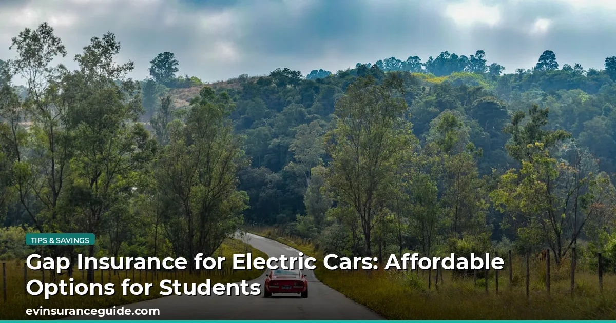 Gap Insurance for Electric Cars: Affordable Options for Students