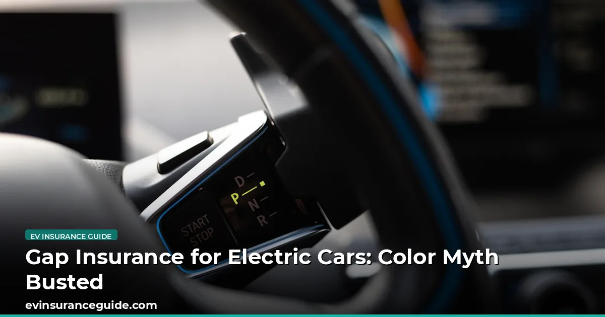 Gap Insurance for Electric Cars: Color Myth Busted