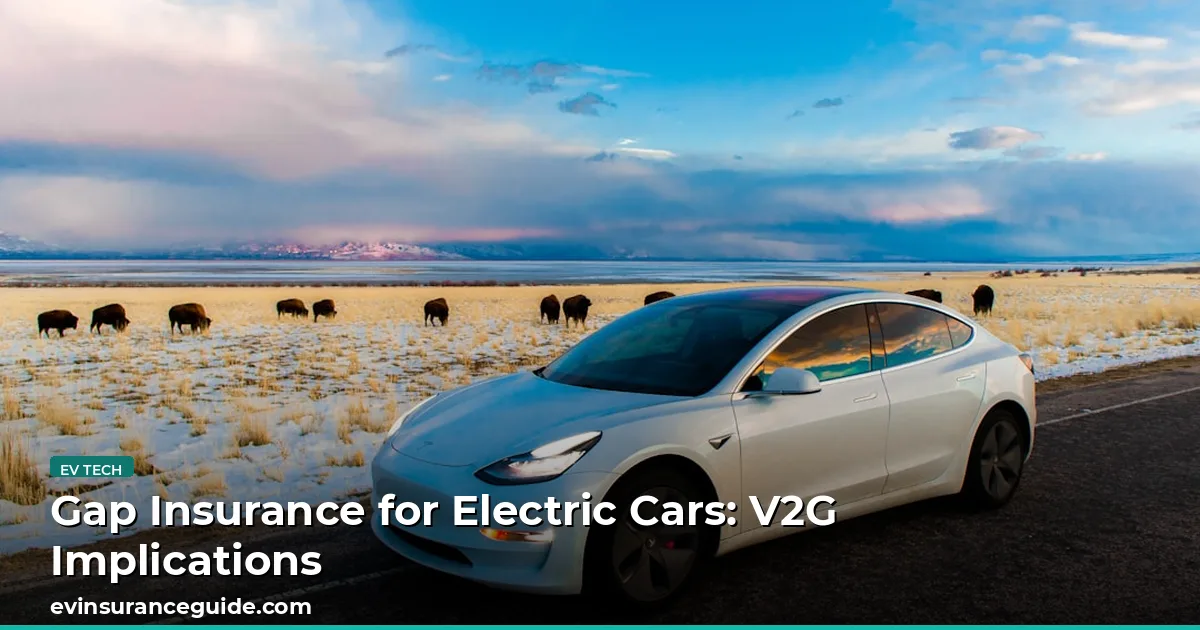 Gap Insurance for Electric Cars: V2G Implications