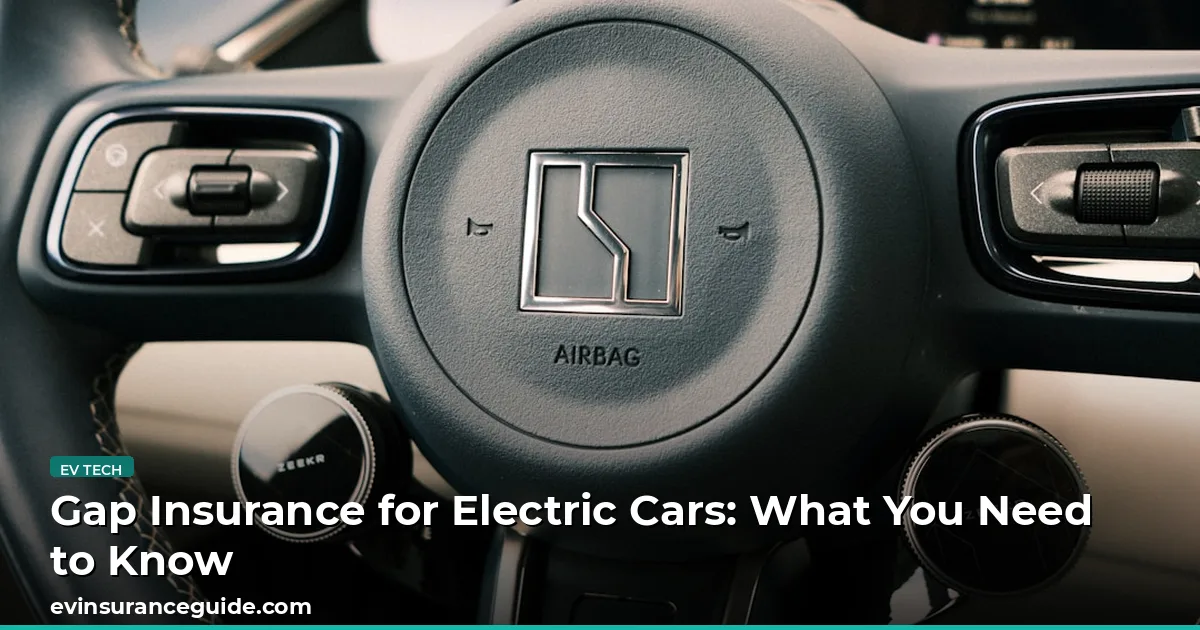 Gap Insurance for Electric Cars: What You Need to Know