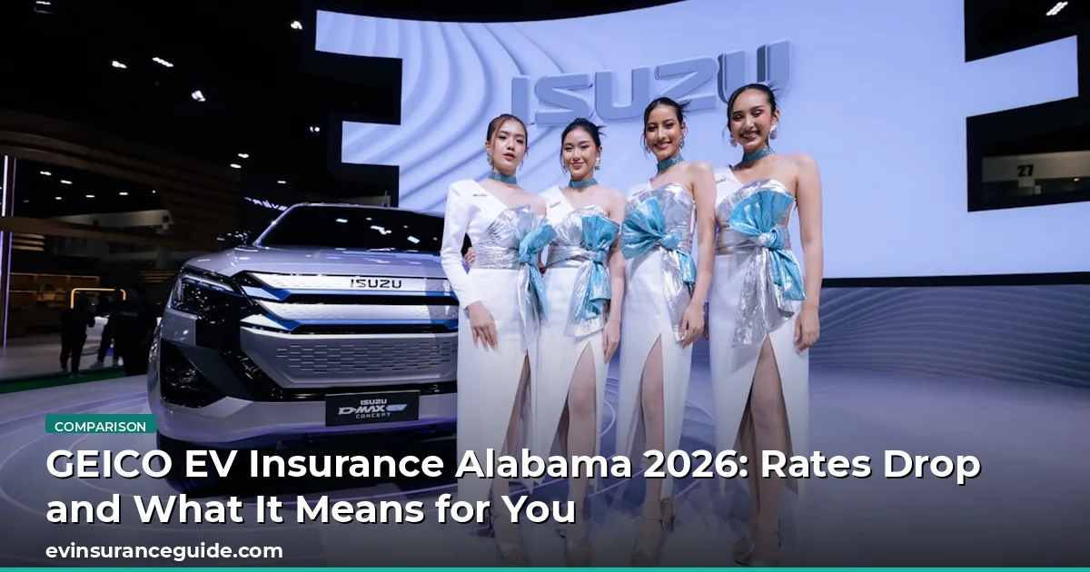 GEICO EV Insurance Alabama 2026: Rates Drop and What It Means for You