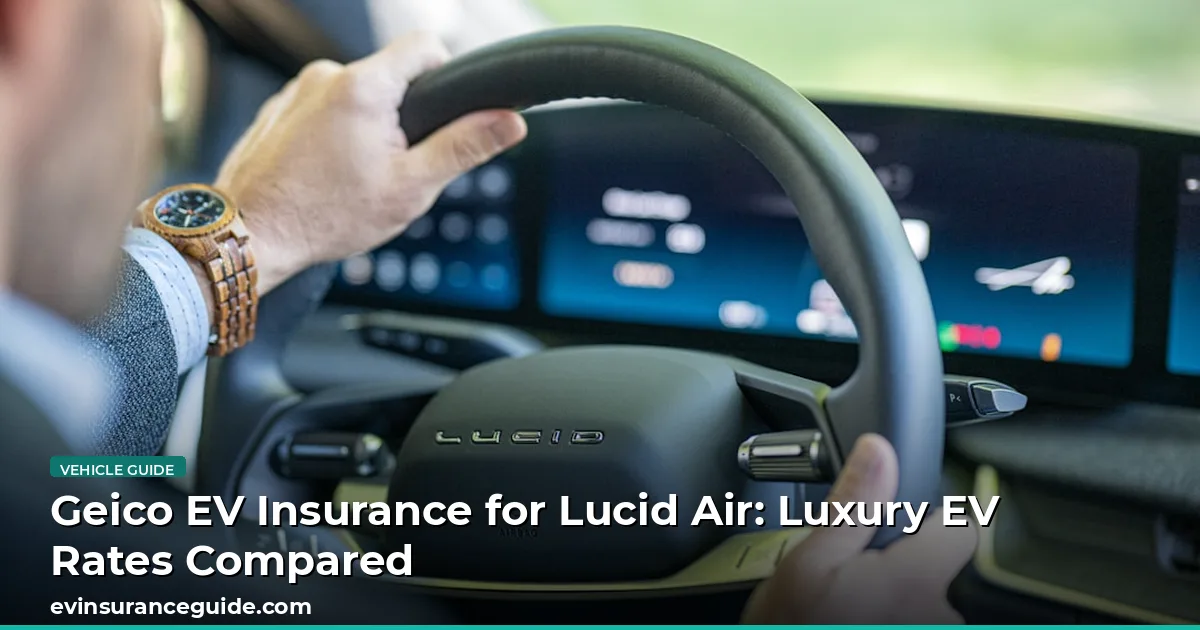 Geico EV Insurance for Lucid Air: Luxury EV Rates Compared