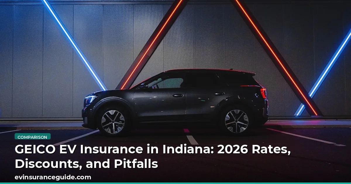 GEICO EV Insurance in Indiana: 2026 Rates, Discounts, and Pitfalls