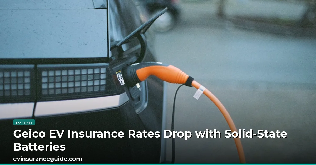 Geico EV Insurance Rates Drop with Solid-State Batteries
