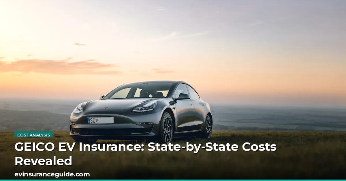 GEICO EV Insurance: State-by-State Costs Revealed