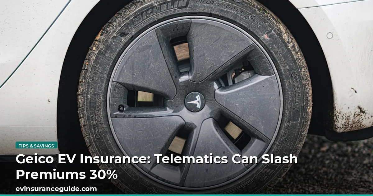 Geico EV Insurance: Telematics Can Slash Premiums 30%