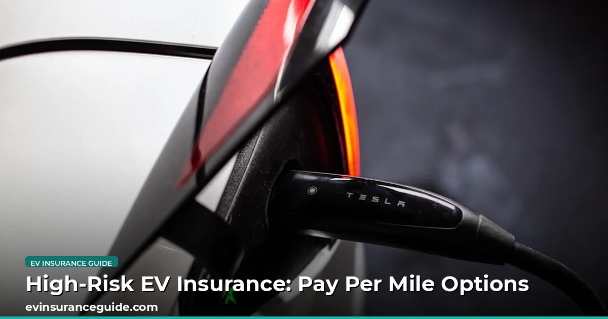 High-Risk EV Insurance: Pay Per Mile Options