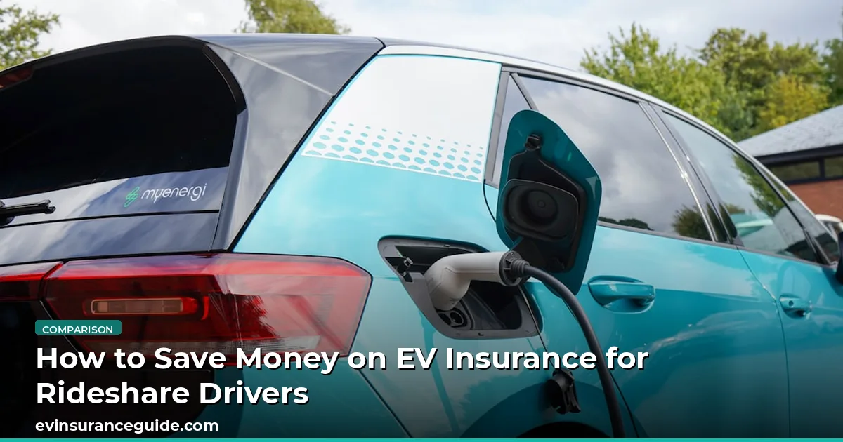 How to Save Money on EV Insurance for Rideshare Drivers
