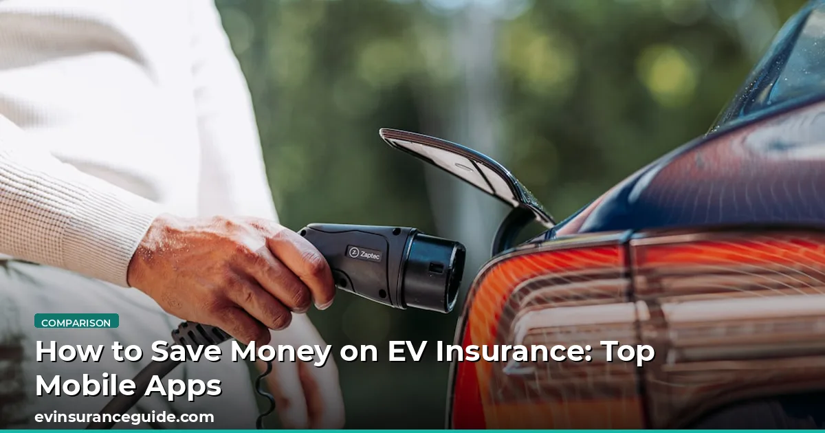 How to Save Money on EV Insurance: Top Mobile Apps