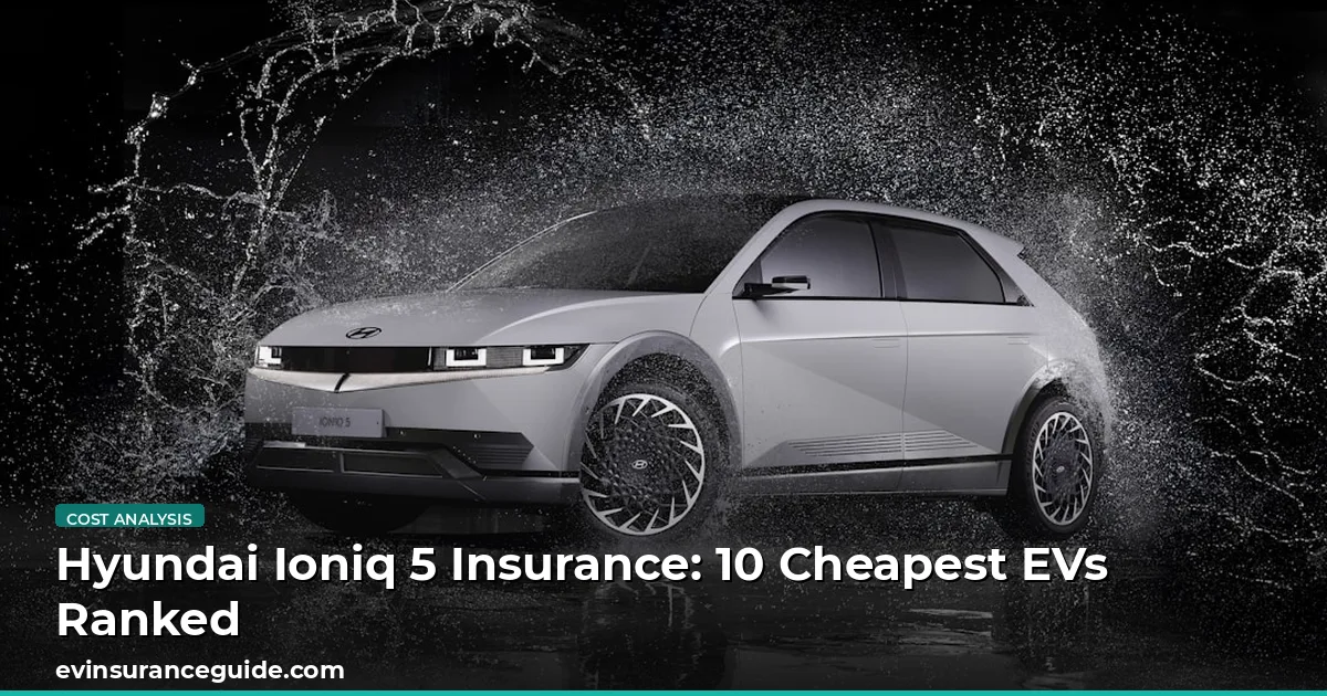 Hyundai Ioniq 5 Insurance: 10 Cheapest EVs Ranked