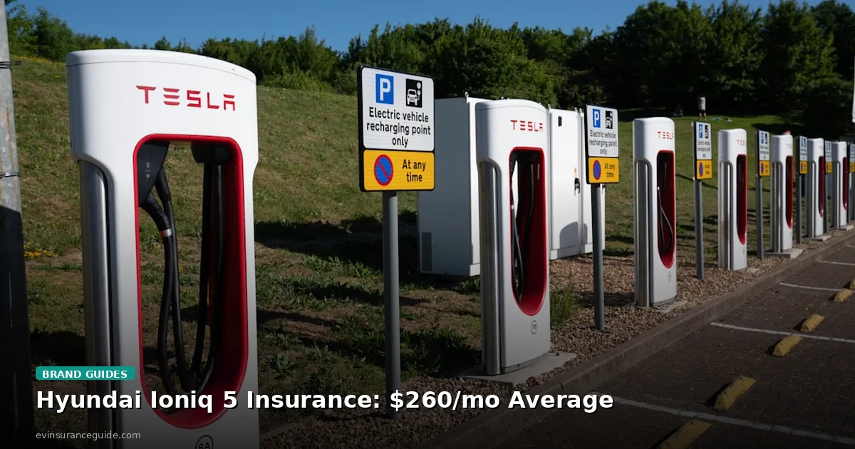 Hyundai Ioniq 5 Insurance: $260/mo Average