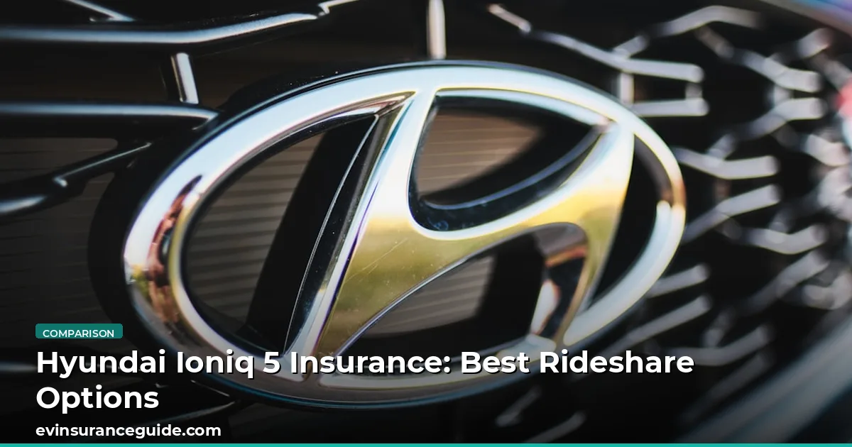 Hyundai Ioniq 5 Insurance: Best Rideshare Options