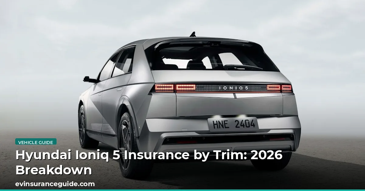 Hyundai Ioniq 5 Insurance by Trim: 2026 Breakdown