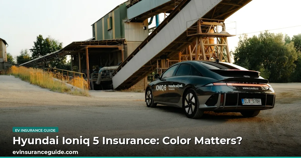 Hyundai Ioniq 5 Insurance: Color Matters?