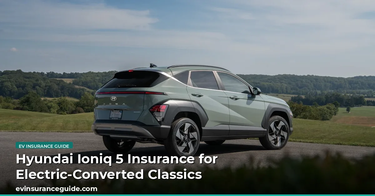 Hyundai Ioniq 5 Insurance for Electric-Converted Classics