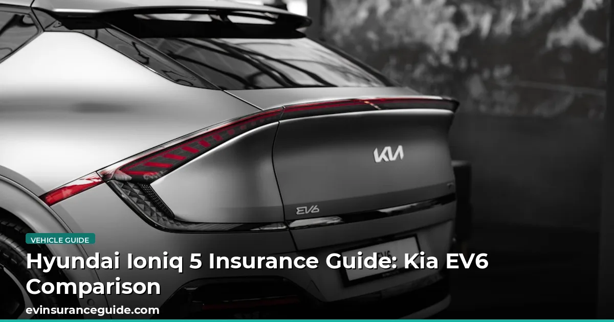 Hyundai Ioniq 5 Insurance Guide: Kia EV6 Comparison