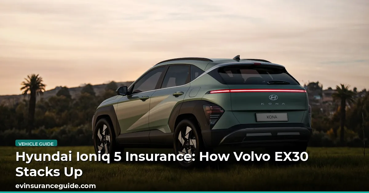 Hyundai Ioniq 5 Insurance: How Volvo EX30 Stacks Up