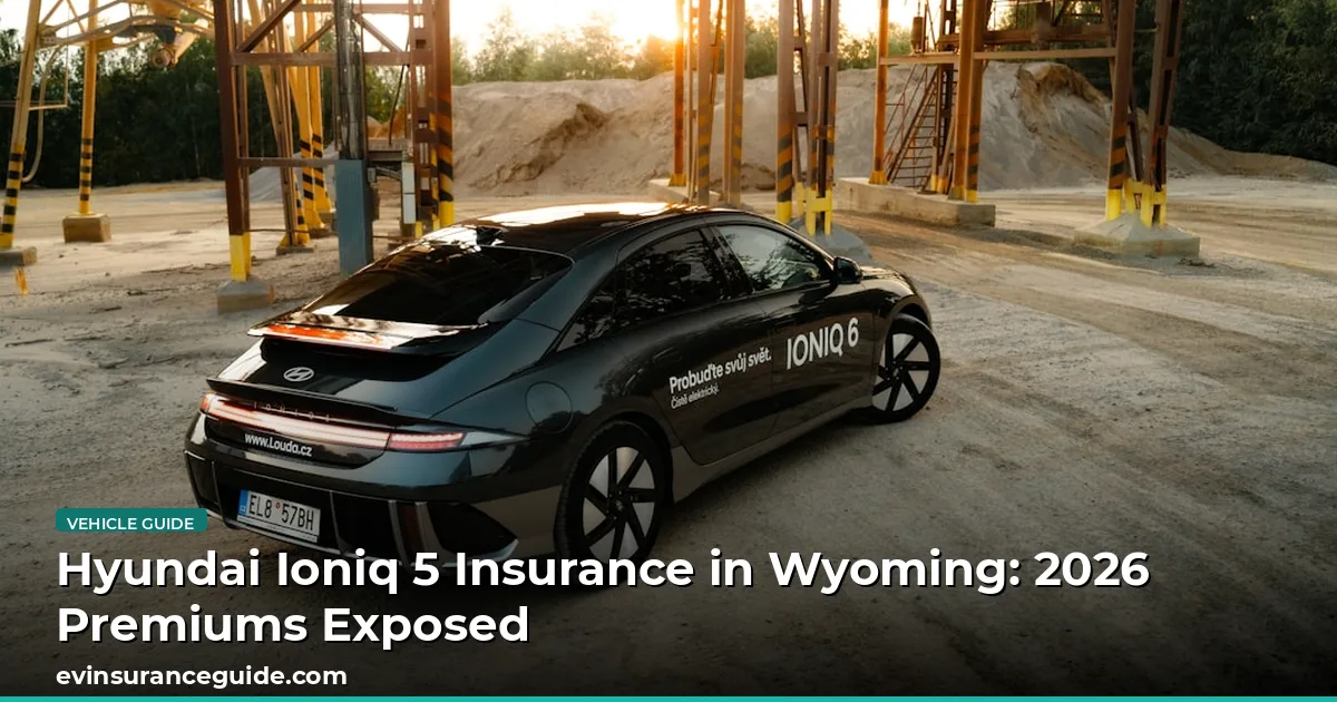 Hyundai Ioniq 5 Insurance in Wyoming: 2026 Premiums Exposed
