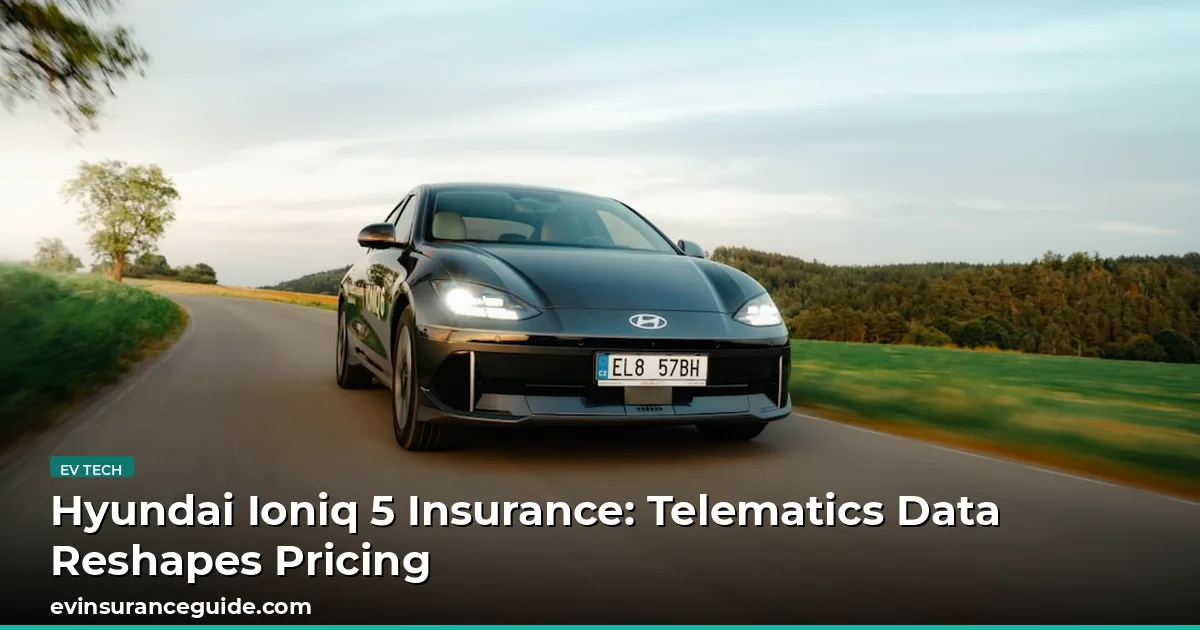 Hyundai Ioniq 5 Insurance: Telematics Data Reshapes Pricing