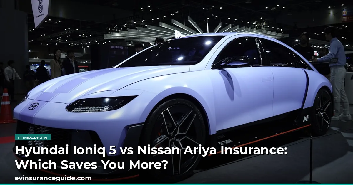 Hyundai Ioniq 5 vs Nissan Ariya Insurance: Which Saves You More?
