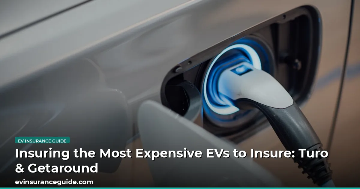 Insuring the Most Expensive EVs to Insure: Turo & Getaround