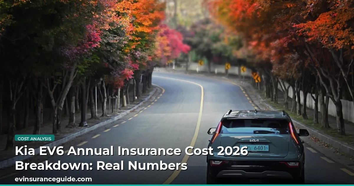 Kia EV6 Annual Insurance Cost 2026 Breakdown: Real Numbers
