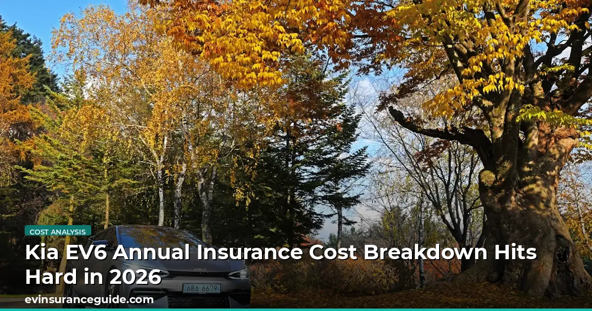Kia EV6 Annual Insurance Cost Breakdown Hits Hard in 2026