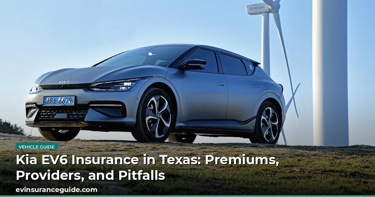 Kia EV6 Insurance in Texas: Premiums, Providers, and Pitfalls