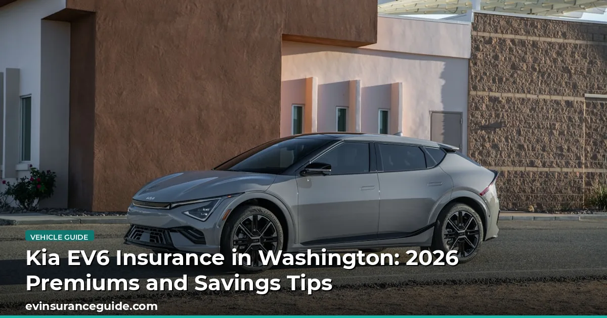 Kia EV6 Insurance in Washington: 2026 Premiums and Savings Tips