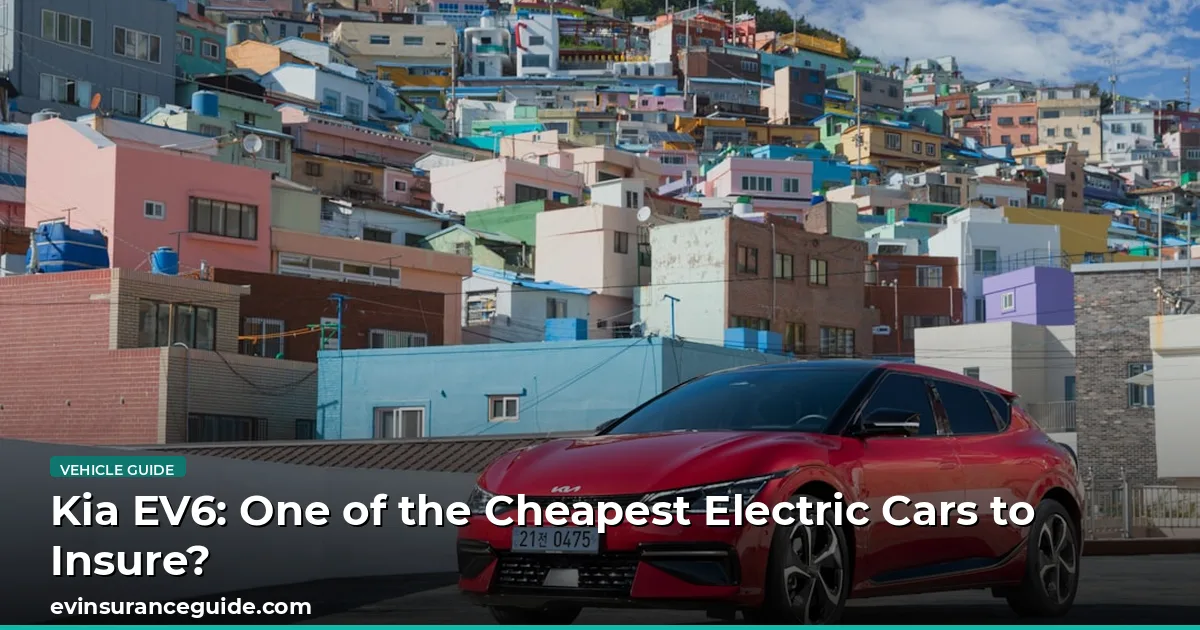 Kia EV6: One of the Cheapest Electric Cars to Insure?