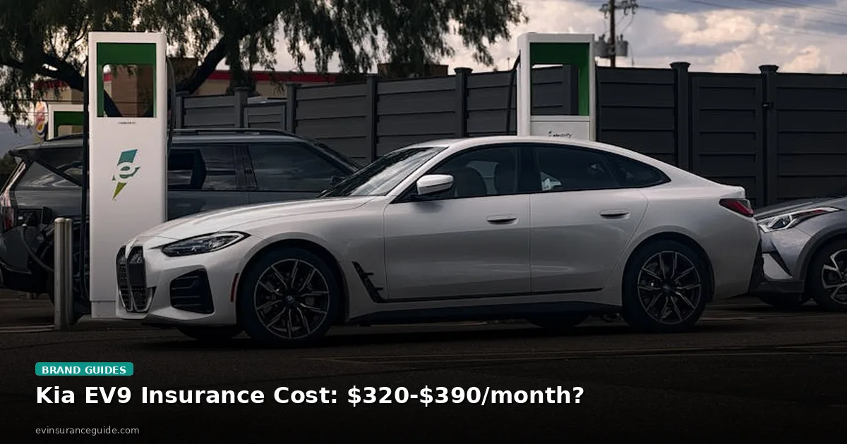 Kia EV9 Insurance Cost: $320-$390/month?