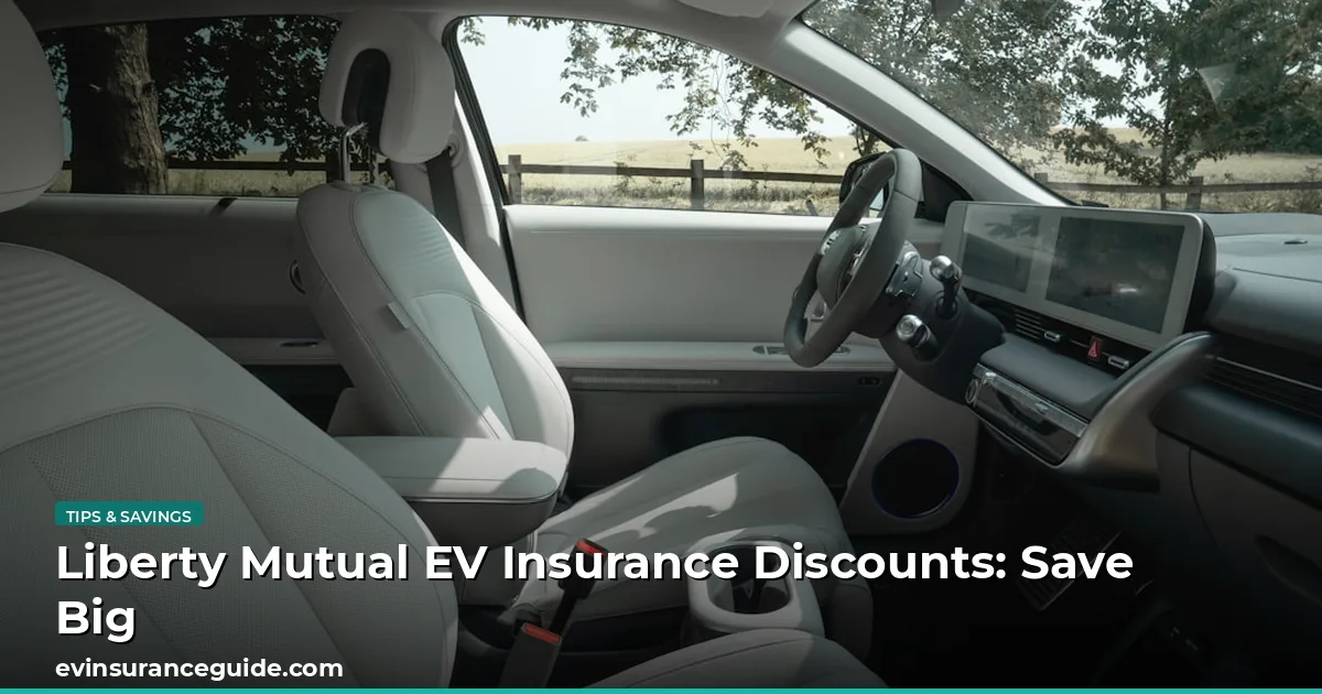 Liberty Mutual EV Insurance Discounts: Save Big