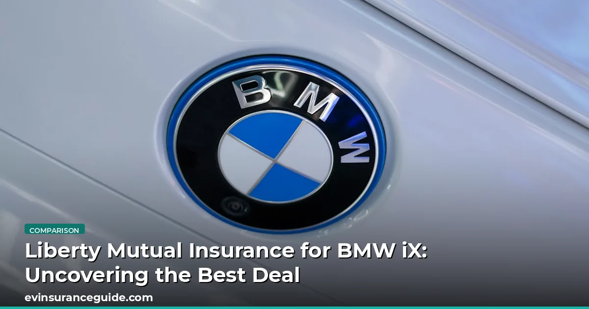 Liberty Mutual Insurance for BMW iX: Uncovering the Best Deal