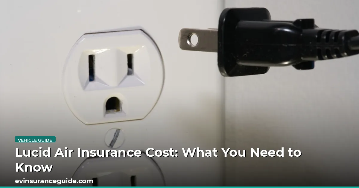 Lucid Air Insurance Cost: What You Need to Know