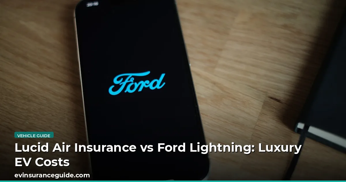 Lucid Air Insurance vs Ford Lightning: Luxury EV Costs
