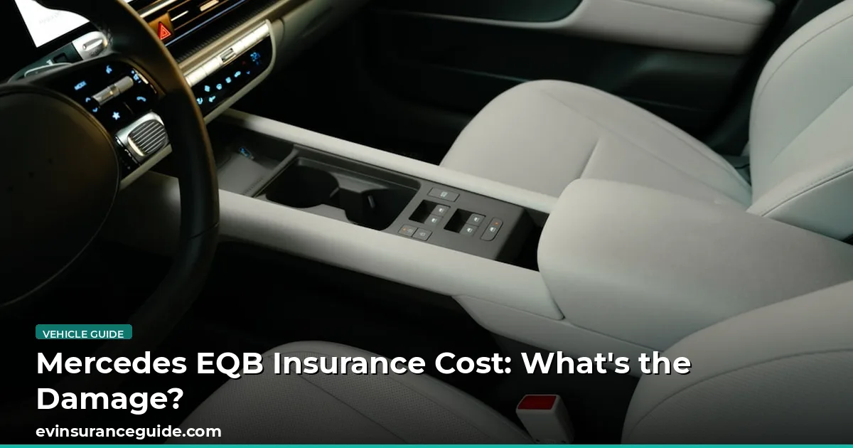 Mercedes EQB Insurance Cost: What's the Damage?