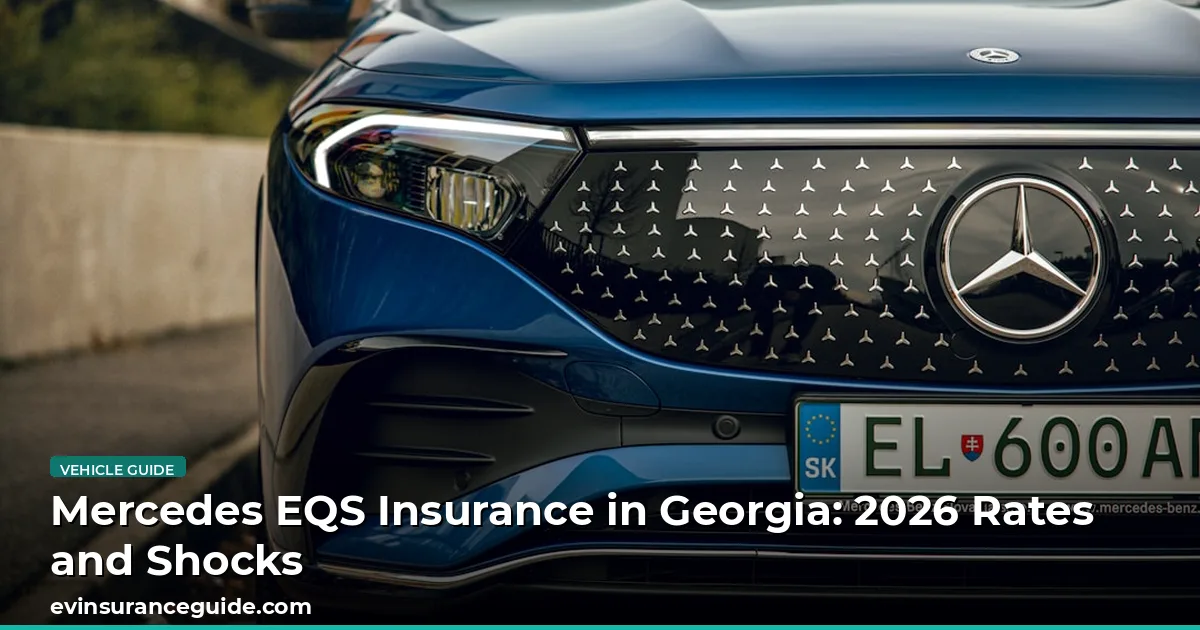 Mercedes EQS Insurance in Georgia: 2026 Rates and Shocks